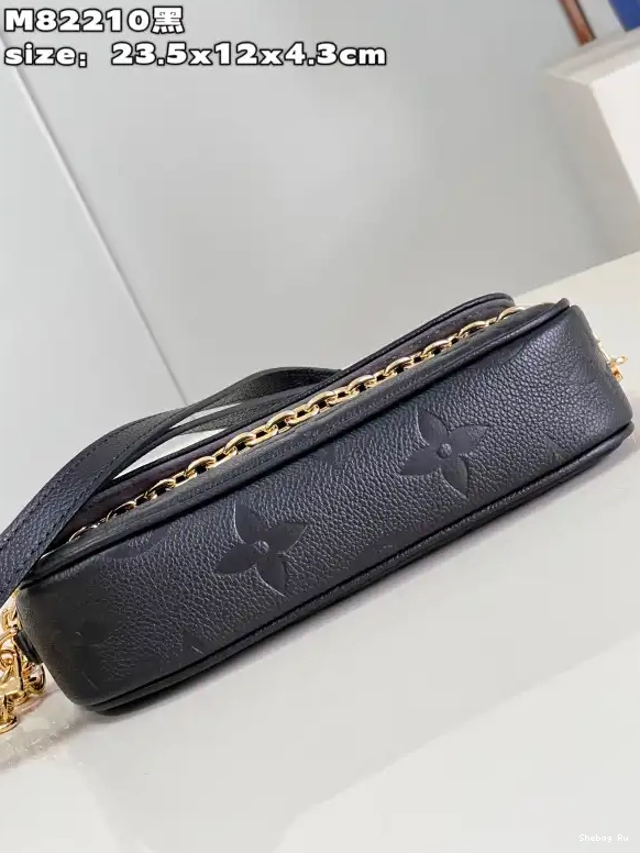 Ivy-23.5*12*4.3cm LOUIS Wallet VUITTON on Chain 0603